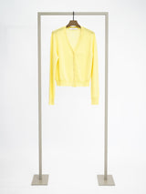 Cashmere Strick Cardigan mit V-Ausschnitt