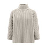 WOLLPULLOVER IN BEIGE