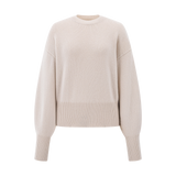 WOLLPULLOVER IN BEIGE