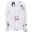 SEIDENBLUSE MIT GRAUEM PRINT
