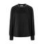 GLÄNZENDE SEIDENBLUSE IN SCHWARZ