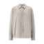 GLÄNZENDE SEIDENBLUSE IN BEIGE