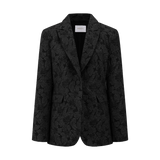 BROKATBLAZER IN SCHWARZ