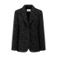 BROKATBLAZER IN SCHWARZ