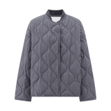 STEPPJACKE IN DUNKELGRAU