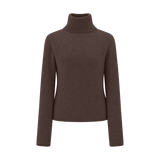 KASCHMIRPULLOVER IN BRAUN