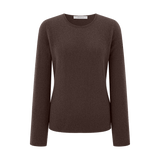 KASCHMIRPULLOVER IN BRAUN