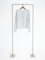 Cashmere knit cardigan with round neck