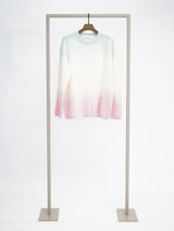 Brushed pullover made from a cashmere-wool blend