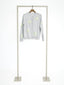 Wool-cashmere blend cardigan with floral pattern