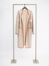Long wool jacket