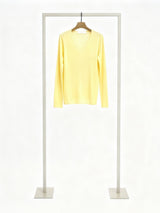 Kaschmir Pullover mit V Auschnitt